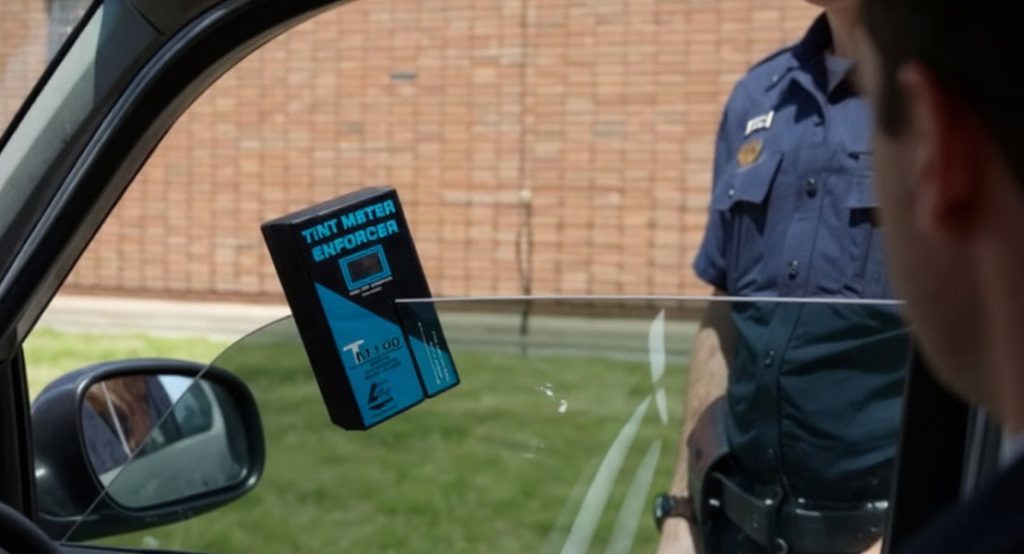 How Officers Test the Window Tint