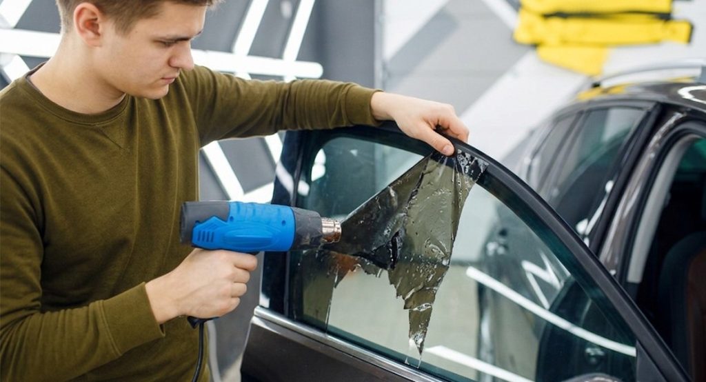 How Old Tint Gets Pulled Off the Glass