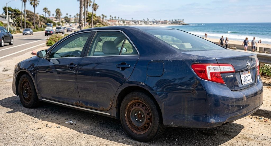 What Salt Air Does to Your Car's Paint